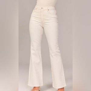 Abercrombie Curve Love High Rise Flare Vintage Jean